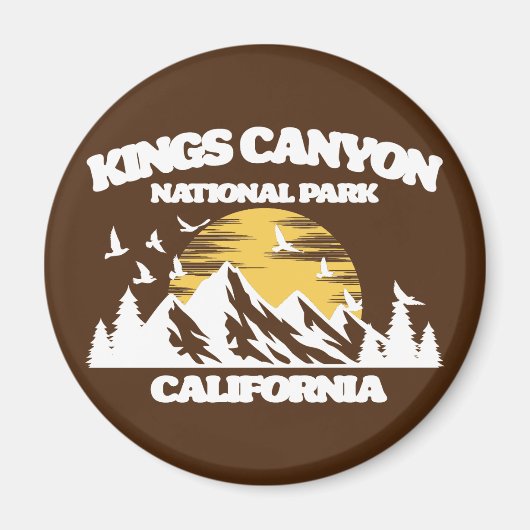 Aimant Parc national de Kings Canyon (Devant)