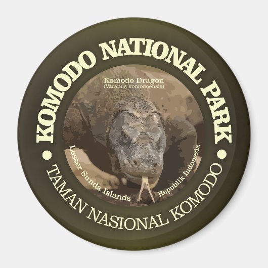 Aimant Parc national de Komodo (Devant)
