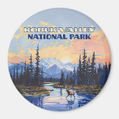 Aimant Parc national de la vallée de Kobuk Alaska Caribou (Devant)