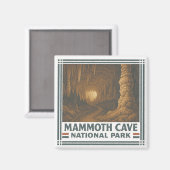Aimant Parc national de Mammoth Cave (Recto/Verso)