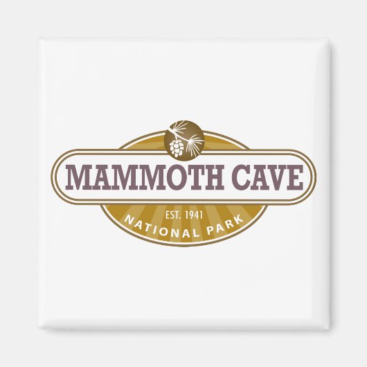 Aimant Parc national de Mammoth Cave (Devant)