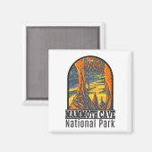 Aimant Parc national de Mammoth Cave Kentucky (Recto/Verso)