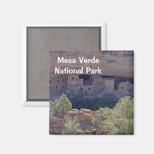 Aimant Parc national de Mesa Verde (Recto/Verso)