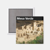 Aimant Parc national de Mesa Verde (Recto/Verso)