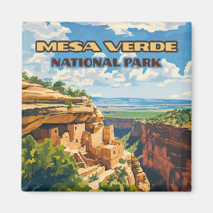 Aimant Parc national de Mesa Verde Colorado Cliff House
