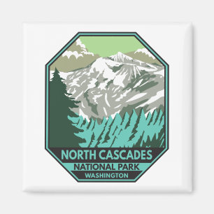 Aimant Parc national de North Cascades Goode Mountain Ret