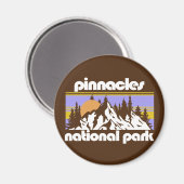Aimant Parc national de Pinnacles (Recto/Verso)