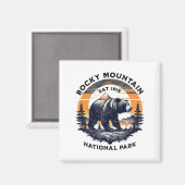 Aimant Parc national de Rocky Mountain  (Recto/Verso)