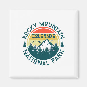 Aimant Parc national de Rocky Mountain Colorado Nature Ra