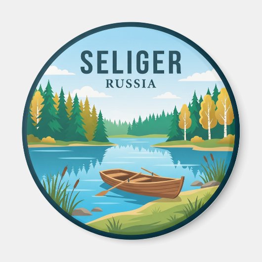Aimant Parc national de Seliger Russie (Devant)