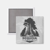 Aimant Parc national de Sequoia (Recto/Verso)