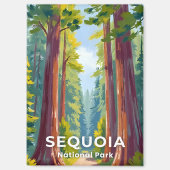 Aimant Parc national de Sequoia | California Travel (Recto)