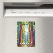 Aimant Parc national de Sequoia | California Travel (In Situ (Lave-vaisselle))