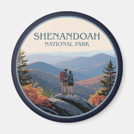 Aimant Parc national de Shenandoah Virginie (Devant)