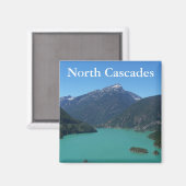 Aimant Parc national de Washington State North Cascades (Recto/Verso)