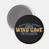 Aimant Parc national de Wind Cave (Recto/Verso)