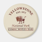 Aimant Parc national de Yellowstone (Devant)
