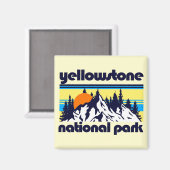 Aimant Parc national de Yellowstone (Recto/Verso)