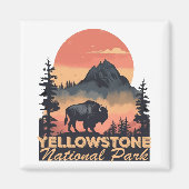 Aimant Parc national de Yellowstone (Devant)