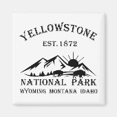 Aimant Parc national de Yellowstone (Devant)