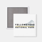 Aimant Parc national de Yellowstone (Recto/Verso)