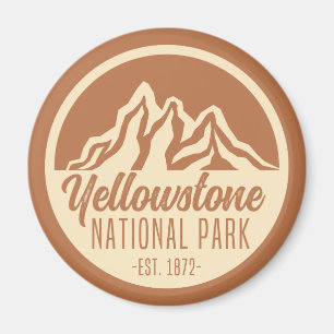 Aimant Parc national de Yellowstone Randonnée Camping