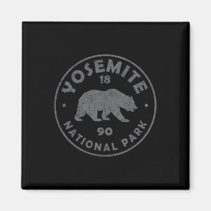 Aimant Parc national de Yosemite rétro Usa Souvenir vinta