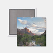 Aimant Parc national de Zion - L'aimant Watchman (Recto/Verso)