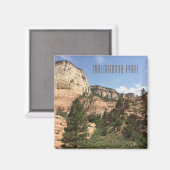 Aimant Parc national de Zion USA (Recto/Verso)