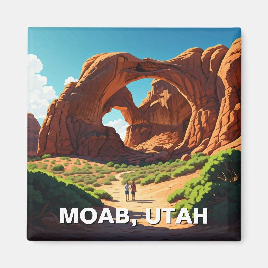 Aimant Parc national des Arches de Moab Utah (Devant)