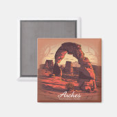 Aimant Parc national des Arches Sandstone (Recto/Verso)