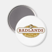 Aimant Parc national des Badlands (Recto/Verso)