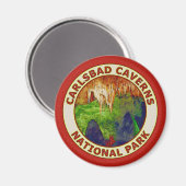 Aimant Parc national des Cavernes Carlsbad (Recto/Verso)