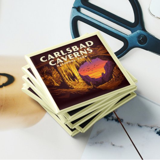 Aimant Parc national des Cavernes de Carlsbad vintages