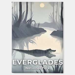 Aimant Parc national des Everglades Alligator à l'aquar