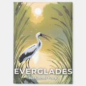 Aimant Parc national des Everglades | Bouche aquarelle (Recto)
