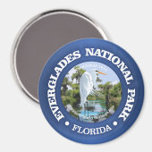 Aimant Parc national des Everglades (egret) (Recto/Verso)