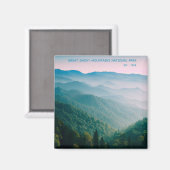 Aimant Parc national des Great Smoky Mountains (Recto/Verso)