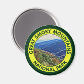 Aimant Parc national des Great Smoky Mountains (Recto/Verso)
