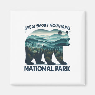 Aimant Parc national des Great Smoky Mountains Ours Rando