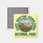 Aimant Parc national des Hautes-Terres-du-Cap-Breton (Recto/Verso)