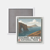 Aimant Parc national des îles Channel (Recto/Verso)