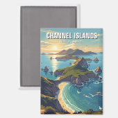 Aimant Parc national des îles Channel (Recto/Verso)