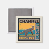 Aimant Parc national des îles Channel | Fox (Recto/Verso)