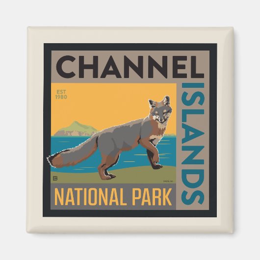 Aimant Parc national des îles Channel | Fox (Devant)