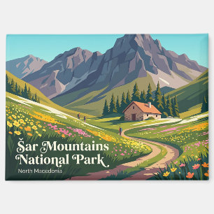 Aimant Parc national des montagnes de Šar Macédoine du No