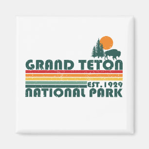Aimant Parc national des montagnes Grand Teton Wyoming