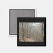 Aimant Parc national des sources chaudes, AR - Chemins en (Recto/Verso)