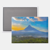 Aimant Parc national des Virunga, RD Congo - Volcan (Recto/Verso)