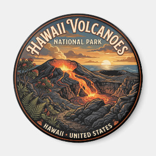 Aimant Parc national des volcans d'Hawaï